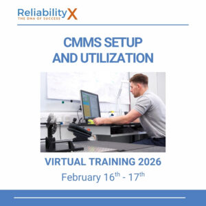 CMMS Setup and Utilization 2 Day Virtual Training